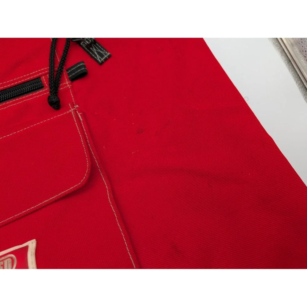 Vintage Marlboro Unlimited Red Black Canvas Sling Backpack Gear Bag Drawstring